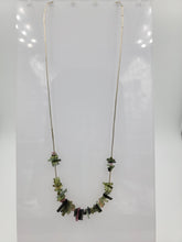 Load image into Gallery viewer, Liquid Silver and Watermelon Tourmaline Necklace II
