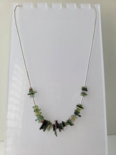 Load image into Gallery viewer, Liquid Silver and Watermelon Tourmaline Necklace II
