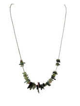 Load image into Gallery viewer, Liquid Silver and Watermelon Tourmaline Necklace II
