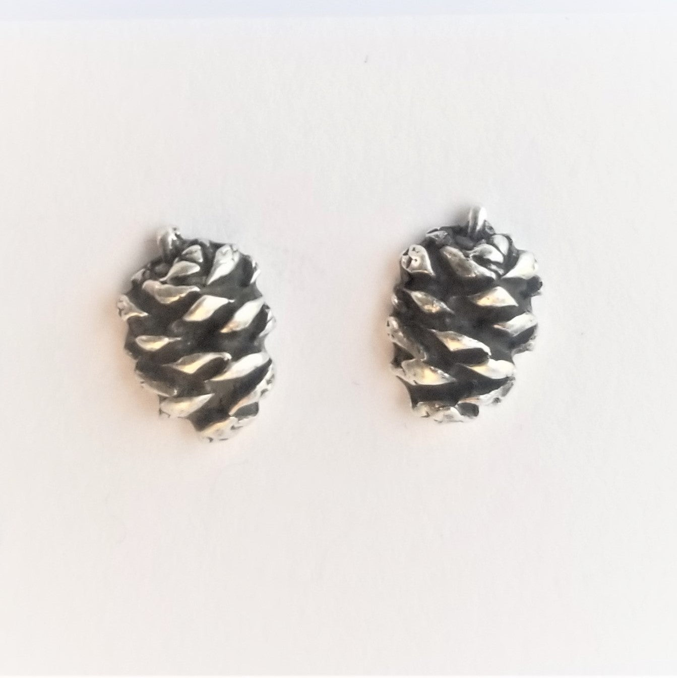 Sterling Silver Pine Cone Earrings retailer 264