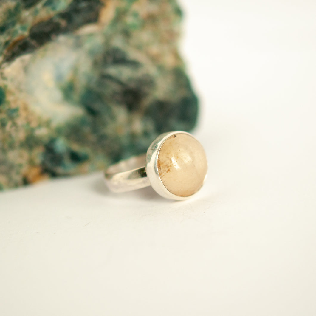 Quartz Crystal Ring - Size 6